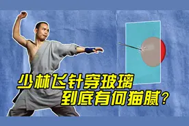 流言终结者：少林飞针穿玻璃到底有什么猫腻？视频封面