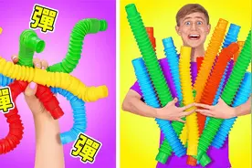 搞笑外国人：压力无处释放？试试自己做解压玩具吧，简单又解压！