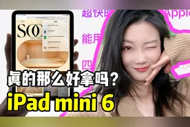【值不值得买】真的那么好拿吗？iPad mini 6使用体验视频封面