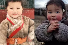 4岁甘孜小卓玛雪地微笑太治愈 网友：藏族小朋友的眼里有星星视频封面