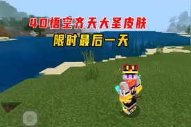 我的世界：4D悟空齐天大圣皮肤，过了12点就得不到了