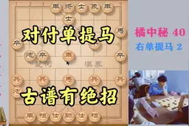对付单提马，古谱有一个压箱底的绝招，招法精妙绝伦，值得借鉴