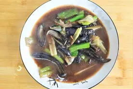 鲁菜之名菜，葱爆海参，家常版的，收藏吧视频封面