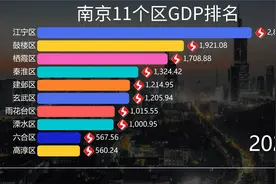 南京11个区GDP排名，谁是“金陵”实力最强地区？视频封面