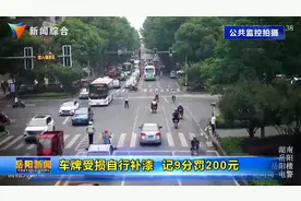 车牌受损自行补漆  记9分罚200元