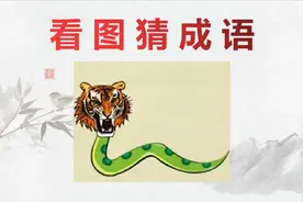 看图猜成语：1个动物，长着老虎的头和蛇的尾巴，给你5秒猜猜看视频封面