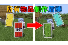 MC当所有物品都可以制造盾牌？每一种盾牌都有特殊功能！