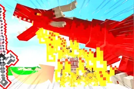 我的世界新侏罗纪236：火龙吐火锻造龙炎钢锭，制作龙炎神剑！