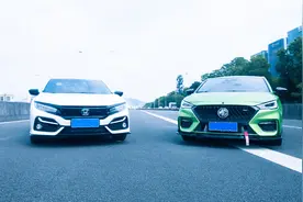 两厢思域与三代MG6性能对比评测视频封面