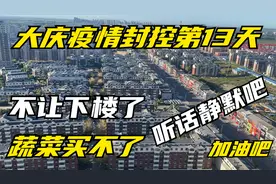 大庆疫情全市封闭第13天，不让下楼了，家里蹲买不到菜，等蔬菜包视频封面