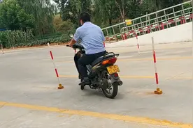 两轮摩托车E证科目二、三考试前教练讲解