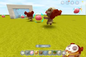 迷你世界飞龙解说：野萌宝踢团子，就像踢足球一样