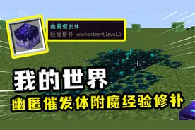 我的世界：给幽匿催发体附魔经验修补？它会无条件传染周围方块