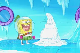 海绵宝和派大星真是好朋友，堆雪人都堆成派大星的样子视频封面