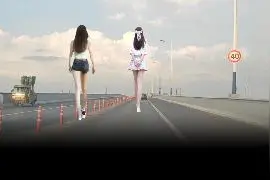 美丽的背影配上好听的歌，开车不无聊