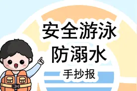 安全游泳防溺水的手抄报模板第3弹来啦，简单大气，画出来超好看视频封面