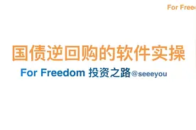 20、国债逆回购买卖软件实操