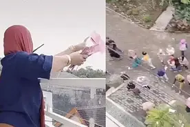 女老板站阳台豪撒1亿元现金 员工抢领奖金超羡慕视频封面