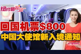 回国机票只需$800！中国大使馆新入境通知！视频封面