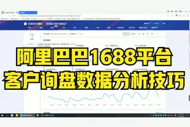 资深运营操盘手在线指导阿里巴巴1688店铺客户询盘数据分析技巧02视频封面