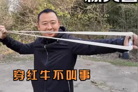 测试弹力惊人的高端白皮筋，初速极高打什么都像切黄油