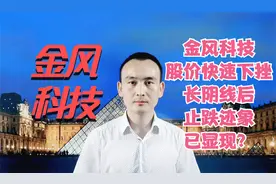 金风科技 股价快速下挫 长阴线后止跌迹象已显现？#股票