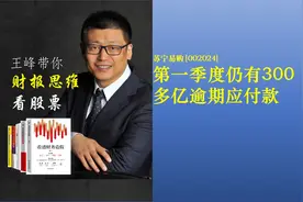 苏宁易购[002024]第一季度仍有300多亿逾期应付款视频封面