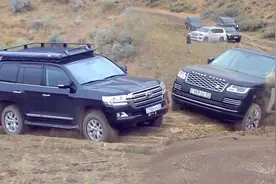 路虎揽胜沙地越野对比兰德酷路泽，日产途乐：这都是些什么玩意？