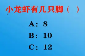 小龙虾有几只脚？8只、10只、12只