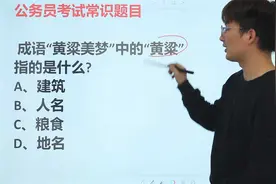 成语判断：“黄粱美梦”中的“黄粱”，指的是什么，建筑还是粮食