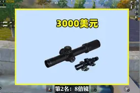吃鸡什么瞄准镜最值钱？8倍镜售价2000美元，竟只排第2名