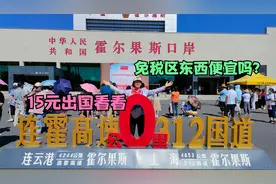 自驾新疆霍尔果斯口岸，15元出国看看！免税店的东西真的便宜吗？视频封面