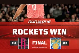 「官方集锦」火箭114-110尼克斯 哈登爆砍61+15+4 火箭险胜尼克斯视频封面