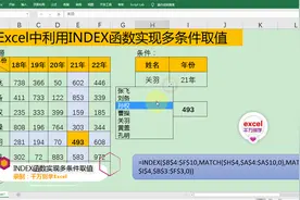 Excel中利用INDEX函数实现多条件取值，简单到没朋友！