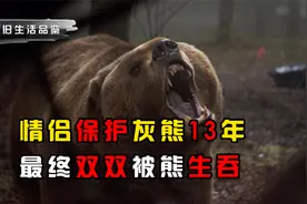 情侣保护灰熊13年，最终双双被熊生吞，临终录音至今禁播视频封面