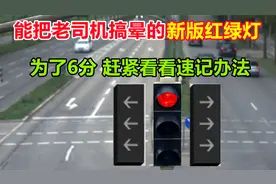 老司机也容易搞错的新版红绿灯，快看速记解读办法，以免被扣6分