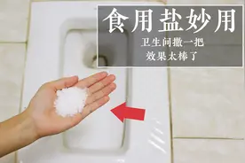 卫生间里撒一把盐，作用太棒了，既简单又实用，一年能省不少钱视频封面