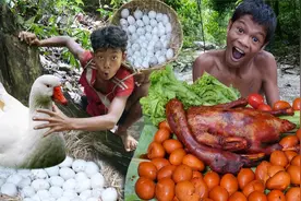 第一集：狗蛋在野外抓到一个大鹅，结果被二狗子捡了一个现成视频封面