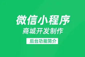 微信小程序商城管理后台功能简介说明，让商家快速上手并上线运营视频封面