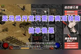 《暗黑破坏神2》亚马逊只需要加两项技能即可无压力开荒