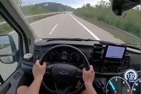 2022福特Transit 高速公路第一视角试驾