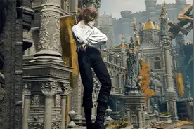 【艾尔登法环】老头暖暖 白衬衫+黑长裤+死眠长裤 彩金色失乡骑士