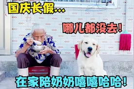 国庆长假哪儿都没去，在家陪奶奶嘻嘻哈哈，俩人玩的还挺开心视频封面