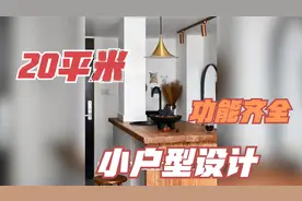 20平米的小户型设计，功能齐全，住在这小窝太惬意了吧