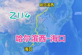 Z114次列车（哈尔滨西-海口），45小时南北穿行，全程4276公里视频封面
