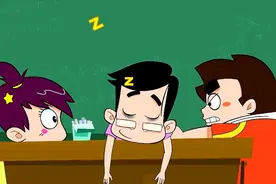 阿U：这个老师厉害了！在课堂上睡大觉，学生叫都叫不醒视频封面