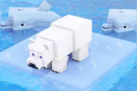 我的世界搞笑动画：MC世界北极熊冰冻的北极生活