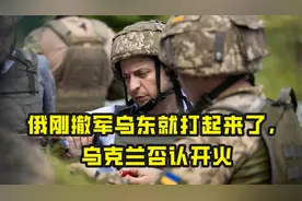 熟悉的套路又来了！俄刚撤军，乌东就打起来了，乌克兰否认开火视频封面