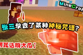 【MC】什么！张三竟然学会了某种神秘咒语！【阿瓦达啃大瓜】视频封面