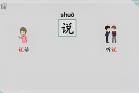 一年级多音字"说" 字意讲解及组词